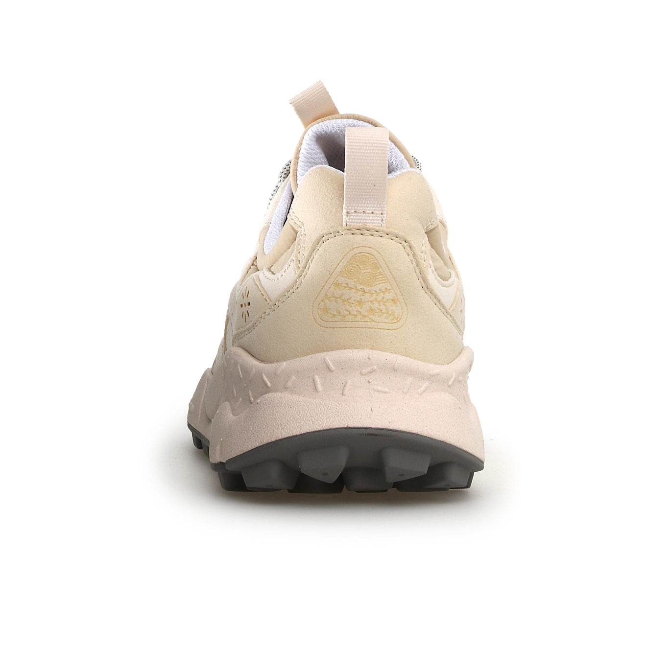 Yamano 3 Man Kaiso Eco Suede/Eco Nylon Trainer - Light Beige