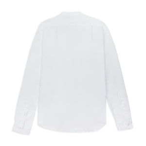 Hartford Premium Pat Grandad Shirt - White