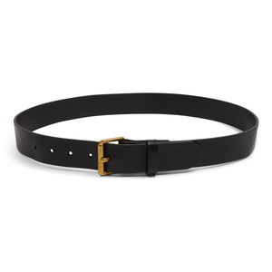 Burrows & Hare Bridle Leather Belt - Black - Burrows and Hare