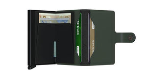 SECRID RFID Miniwallet - Matte Green - Burrows and Hare